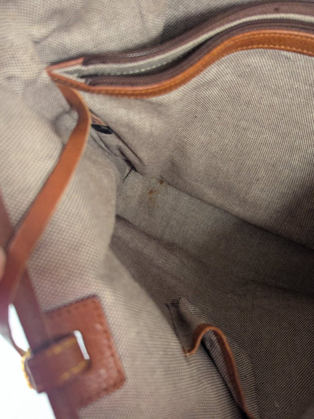 Dooney & Bourke Brown Suede Tote Bag - Picture 11 of 14